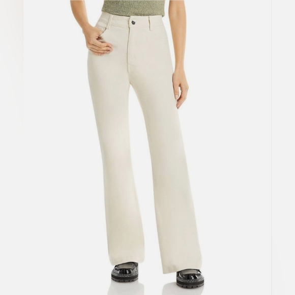 Nili Lotan Joan Pants - Classy Ecru White Jeans - Picture 1 of 8
